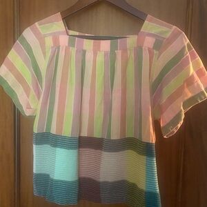 Ace & Jig Pastel Striped Blouse